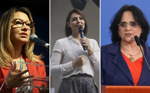 
          Imagem ilustrativa da imagem Janja presta solidariedade a Michelle Bolsonaro e Damares Alves
          