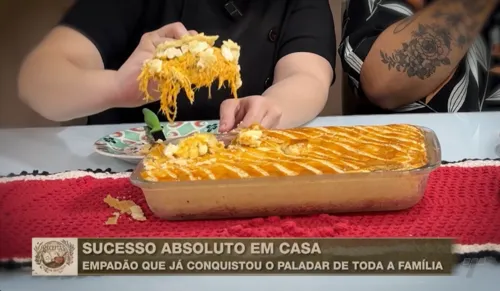 
          Imagem ilustrativa da imagem Ju revela o segredo do empadão que virou tradição e fonte de renda para a família
          