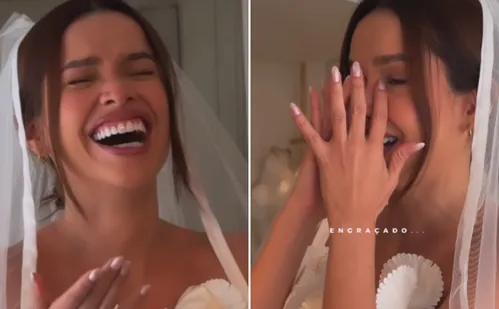 
          Imagem ilustrativa da imagem Juliette se emociona ao provar vestidos de noiva pela primeira vez
          