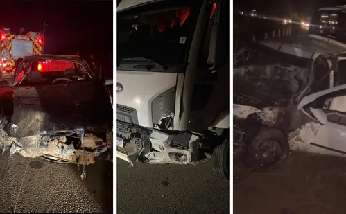 
          Imagem ilustrativa da imagem Mulher morre em acidente envolvendo caminhão e outros dois carros no Noroeste do ES
          