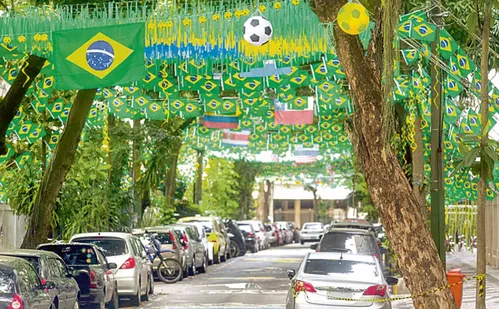 
          Imagem ilustrativa da imagem Municípios estabelecem regras para enfeitar ruas para a Copa do Mundo
          