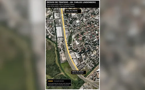 
          Imagem ilustrativa da imagem Obras do Expresso GV mudam trânsito na Avenida Carlos Lindenberg a partir de quarta
          