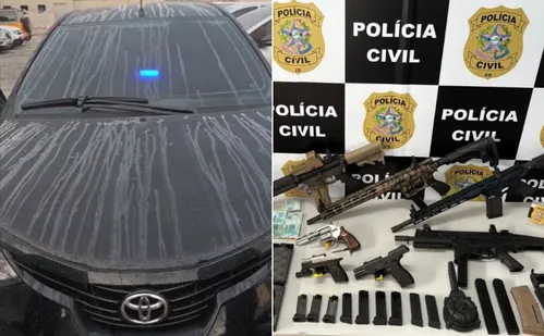 
          Imagem ilustrativa da imagem Operação apreende fuzis, munições e até viatura falsa no ES
          