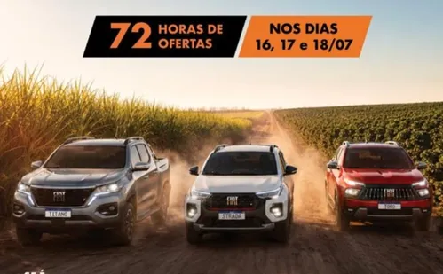 
          Imagem ilustrativa da imagem Podium Fiat faz Festival de Pickups com até 25% de desconto no ES e RJ
          