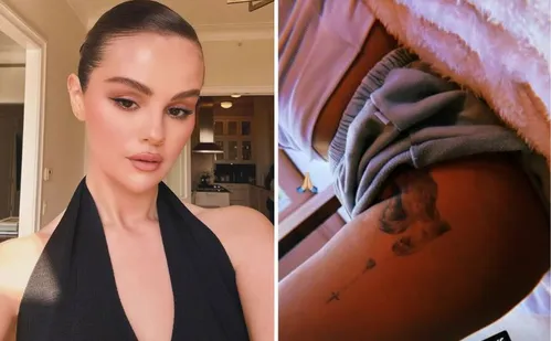 
          Imagem ilustrativa da imagem Selena Gomez revela tatuagem discreta com símbolo religioso e surpreende fãs
          