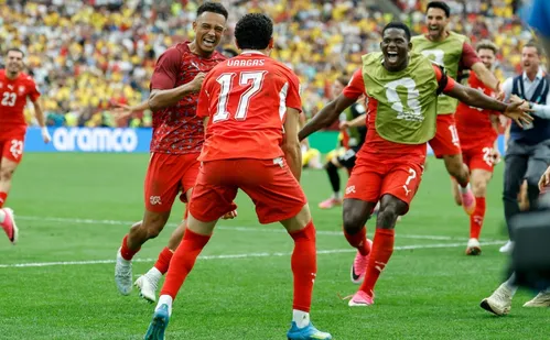 
          Imagem ilustrativa da imagem Suíça vence Colômbia nos pênaltis e encara Argentina nas quartas
          