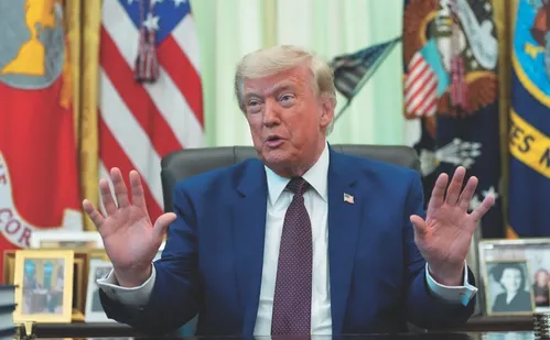 
          Imagem ilustrativa da imagem Trump quer impor taxa ao Brasil por “trabalho forçado”
          