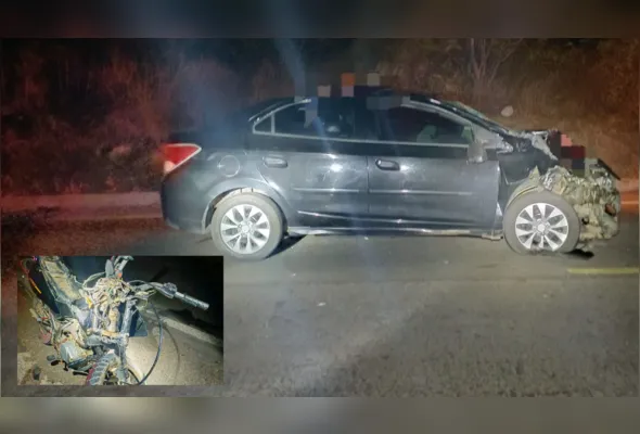 Imagem ilustrativa da imagem Acidente envolvendo moto e carro deixa dois mortos e quatro feridos no Sertão de PE