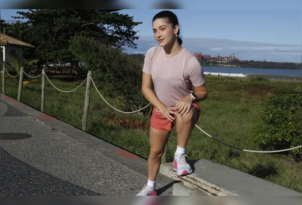 Aline Ghidetti, 23 anos, começou a praticar corrida em 2024