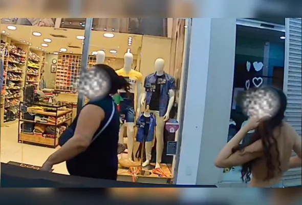 Suspeitas foram identificadas pela polícia através de câmeras de segurança.