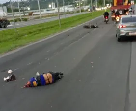 Imagem ilustrativa da imagem Acidente na BR-101 deixa motociclista morto na Guabiraba