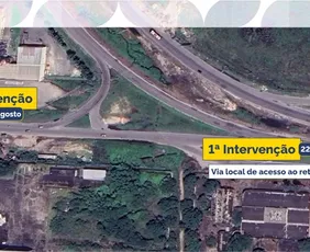 Imagem ilustrativa da imagem BR-101 em Prazeres terá via local bloqueada no fim de semana