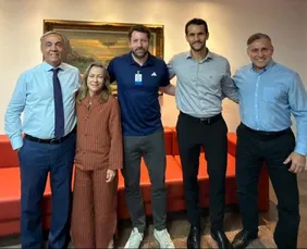 Imagem ilustrativa da imagem FPF recebe comitiva da FIFA para alinhar preparativos da Copa do Mundo Feminina