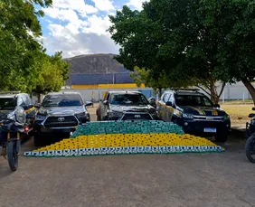 Imagem ilustrativa da imagem PRF apreende 450 kg de cocaína e pasta base em Salgueiro