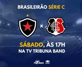 Imagem ilustrativa da imagem Santa Cruz enfrenta Botafogo-PB fora de casa com transmissão da TV Tribuna