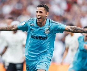Imagem ilustrativa da imagem Santos supera o Corinthians em Itaquera e vence primeiro clássico na temporada