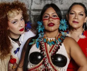 Imagem ilustrativa da imagem Show "As Amazônias" reúne Aíla, Djuena Tikuna e Patrícia Bastos no Recife