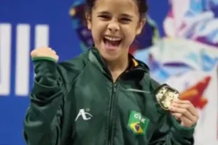 Imagem ilustrativa da imagem Pernambucana de 12 anos conquista ouro no Pan Americano de caratê