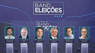 Imagem ilustrativa da imagem TV Tribuna/Band transmite o 1º debate entre os candidatos à Presidência