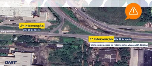 
          Imagem ilustrativa da imagem BR-101 em Prazeres terá via local bloqueada no fim de semana
          