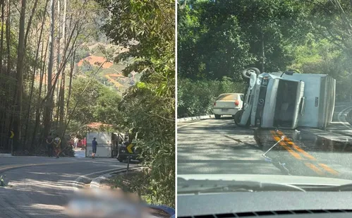 
          Imagem ilustrativa da imagem Idoso morre atropelado por caminhão sem freio na BR-484 em Afonso Cláudio
          
