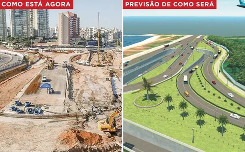 
          Imagem ilustrativa da imagem Obra do Mergulhão de Camburi deve ficar pronta até março do ano que vem
          