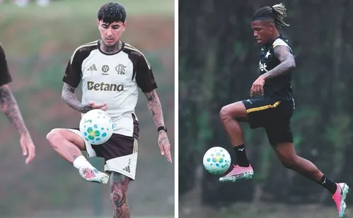 
          Imagem ilustrativa da imagem Pulgar e Danilo viram pilares de Flamengo e Botafogo no clássico
          