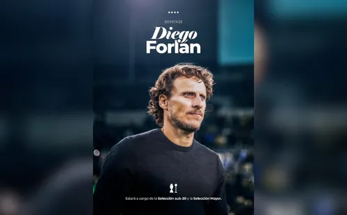 
          Imagem ilustrativa da imagem Seleção do Uruguai anuncia Diego Forlán como técnico após a saída de Loco Bielsa
          