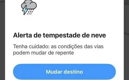 
          Imagem ilustrativa da imagem Waze exibe alerta de tempestade de neve em cidades brasileiras
          