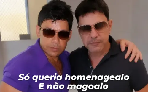 
          Imagem ilustrativa da imagem Zezé Di Camargo chama sósia de ridículo e o bloqueia nas redes
          