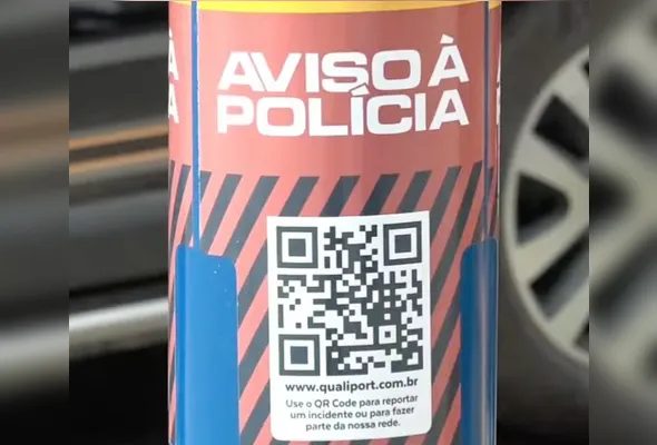 Basta apontar a câmera do celular para acessar a plataforma
