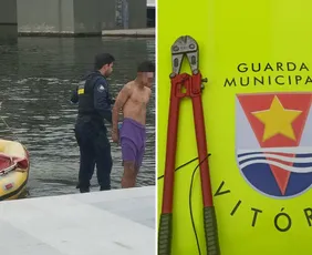 Imagem ilustrativa da imagem Adolescente se joga no mar ao tentar fugir após furto de bicicleta em Vitória