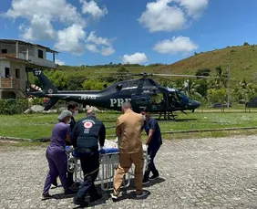 Imagem ilustrativa da imagem Bebê é socorrido de helicóptero após se afogar em caixa d’água em Barreiros