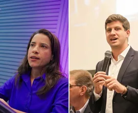 Imagem ilustrativa da imagem Datafolha mostra Raquel Lyra e João Campos em empate técnico