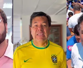 Imagem ilustrativa da imagem Disputa por vaga no Senado gera briga entre aliados de Raquel Lyra e Mendonça Filho