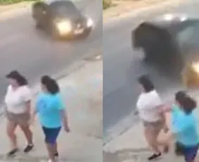 Imagem ilustrativa da imagem Duas irmãs são atingidas por carro desgovernado em Orobó