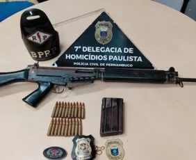 Imagem ilustrativa da imagem Exército recupera fuzil furtado de quartel no Recife