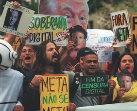 Imagem ilustrativa da imagem Conselho aponta falta de transparência da Meta durante eleição no Brasil