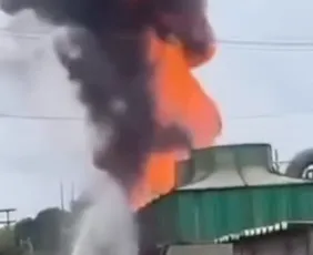 Imagem ilustrativa da imagem Incêndio atinge área de usina em Vitória de Santo Antão