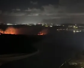 Imagem ilustrativa da imagem Incêndio atinge vegetação na Ilha do Amor, no Litoral Sul de Pernambuco
