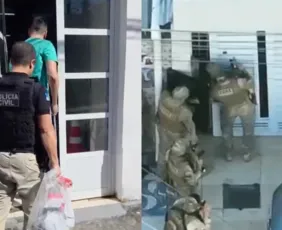 Imagem ilustrativa da imagem Líder do tráfico em prisão domiciliar é preso com arma e R$ 10 mil no Recife