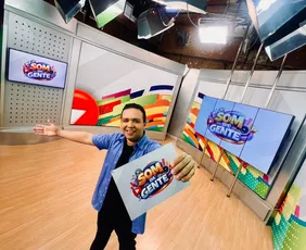 Imagem ilustrativa da imagem Programa Som da Gente da TV Tribuna estreia cenário novo e valoriza artistas locais