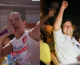 Imagem ilustrativa da imagem Quaest: Raquel 41% X 39% João. Diferença cai de 6 para apenas 2 pontos