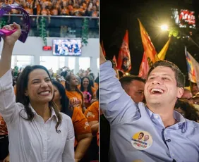 Imagem ilustrativa da imagem Quaest: Raquel 43% X João 37%, diferença cai para 6 pontos e indica empate técnico