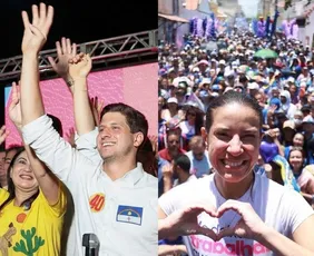 Imagem ilustrativa da imagem DATAFOLHA: diferença entre João e Raquel cai de 4 pontos para 2 pontos