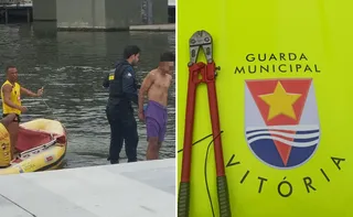 Imagem ilustrativa da imagem Adolescente se joga no mar ao tentar fugir após furto de bicicleta em Vitória