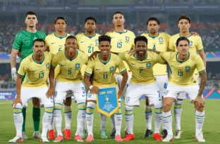 Imagem ilustrativa da imagem Brasil goleia Índia por 4 a 0 em Calcutá