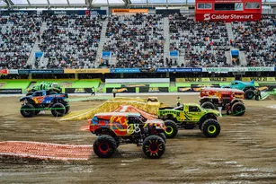 Imagem ilustrativa da imagem Hot Wheels Monster Trucks Live terá show na Arena PE em 2027