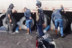 Imagem ilustrativa da imagem Motociclista morre após ser atropelado por caminhão na BR-101