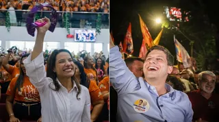 Imagem ilustrativa da imagem Quaest: Raquel 43% X João 37%, diferença cai para 6 pontos e indica empate técnico